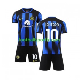 Tenue Inter Milan Lautaro Martinez 10 Enfant Domicile 2023-2024 Maillot de Foot